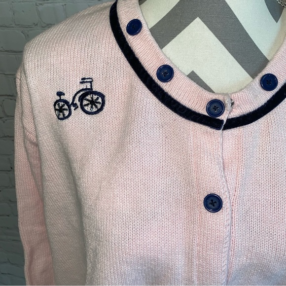 Storybook Knits “Summer Ride” Cardigan Sweater Cottagecore Beaded SZ 3XL - Picture 3 of 11